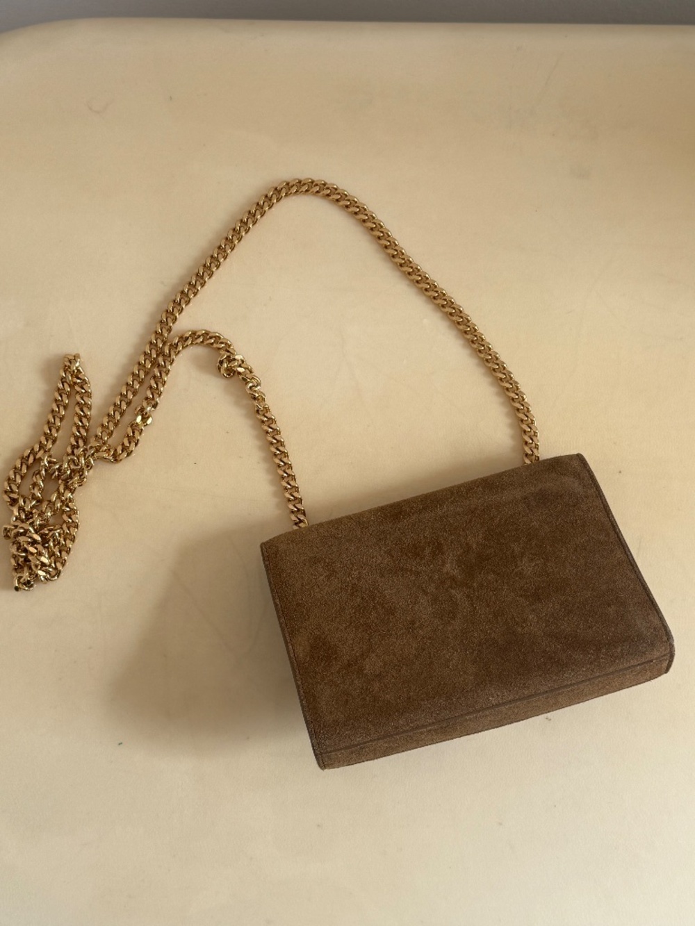 Vintage Suede Tassel Chain Bag by Saint Laurent - Picture 4 of 8